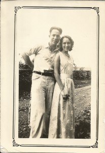 Valle Bess and Arcadia friend, John Walker