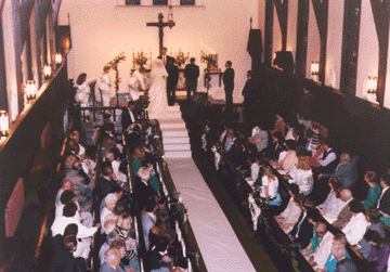 A wedding at St. John's Chapel