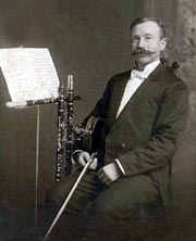 Professor Niels Rask, violin, flute