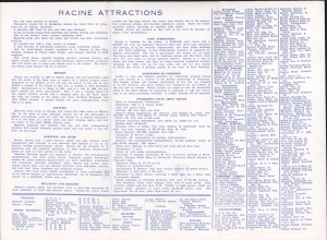 Racine Association of Commerce guide to Racine