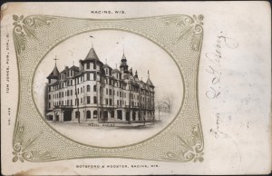 Hotel Racine, 1905