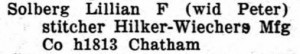 Rip Holly: From the 1923 Racine City Directory