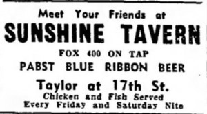 Sunshine Tavern 1945