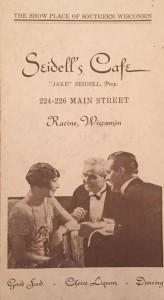A fantastic find by Jim Mercia -- Seidell's Cafe and its cocktail menu
