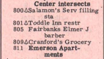 801 14th Street from the 1952 Racine City Directory. The Toddle Inn was another good example of the thriving commercial district that 14th Street used to be.